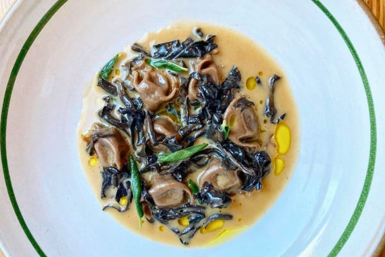 Try the agnolotti at this fancy restaurant in Denver