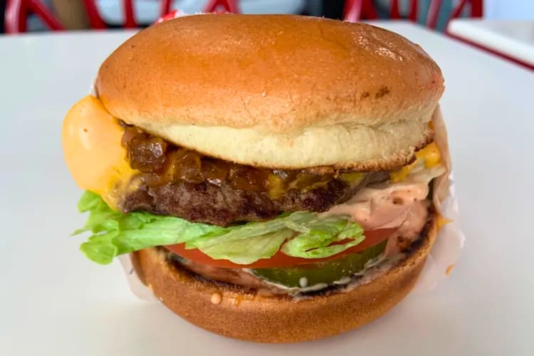 In-N-Out burger animal style