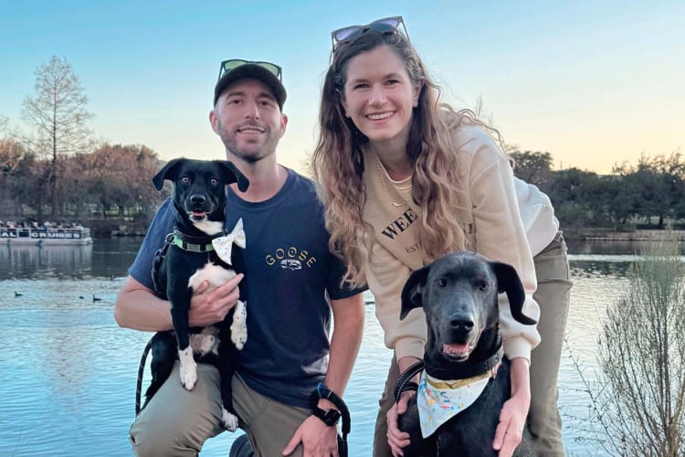 Helping out rescue animals is a great first date idea for selfless people