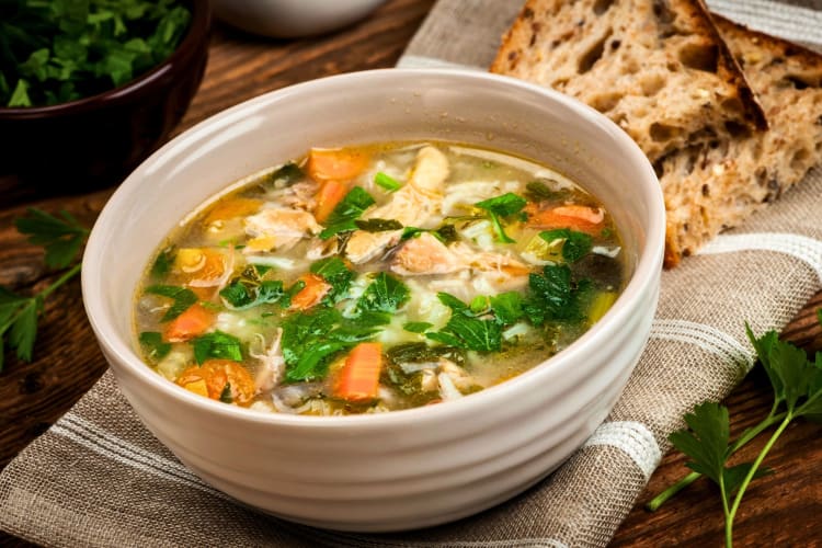 Chicken soup is a food that boosts the immune system.