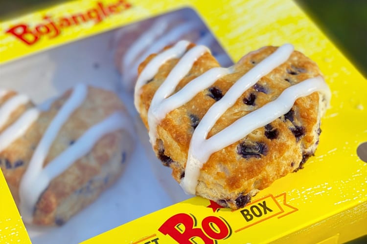 A Bo-Berry biscuit from Bojangles is tasty free birthday food