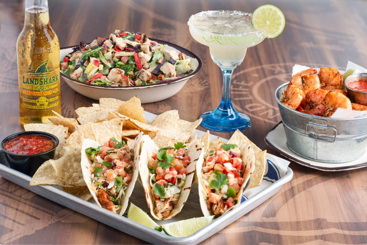 Three meals and two drinks from Margaritaville