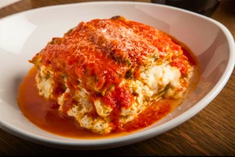 A cheesy gluten-free pasta dish.