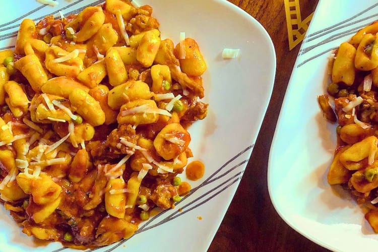 A plate of GF gnocchi.
