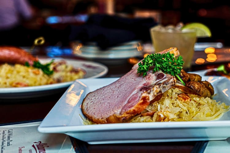 A German meat-based meal.