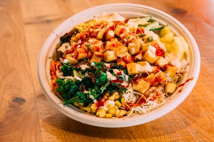 A healthy bowl. 