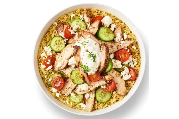 Za’atar chicken bowl from a gluten-free restaurant in Chicago.