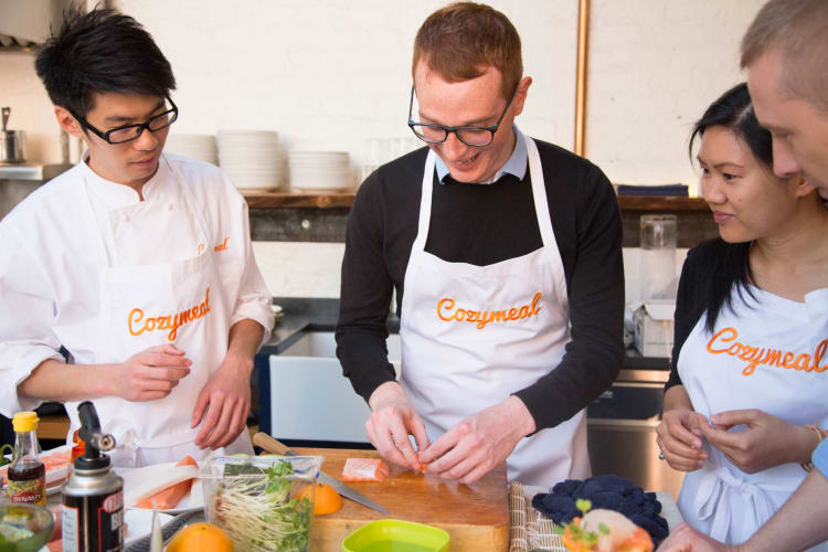 A cooking class.