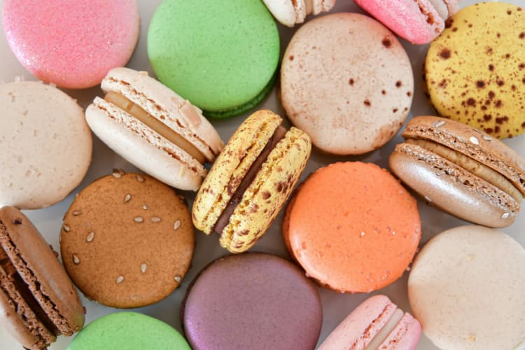 Gluten-free macarons