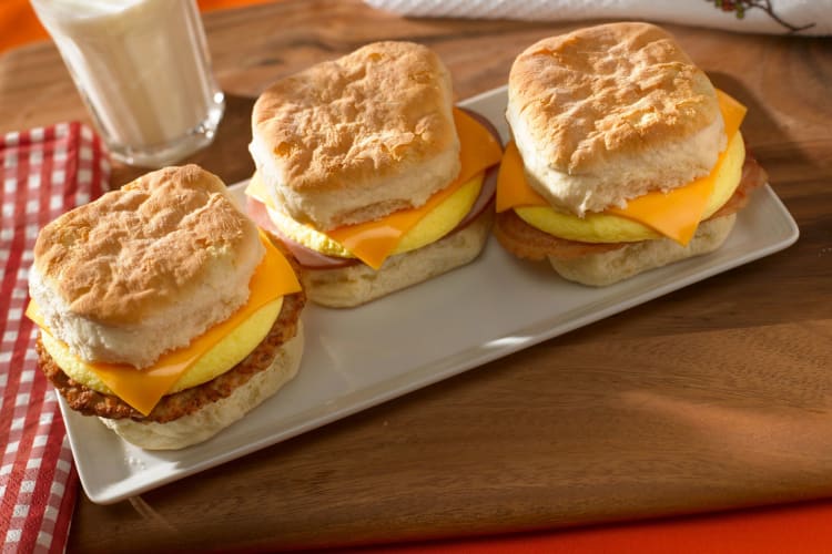 Biscuit sandwiches from a GF bakery.