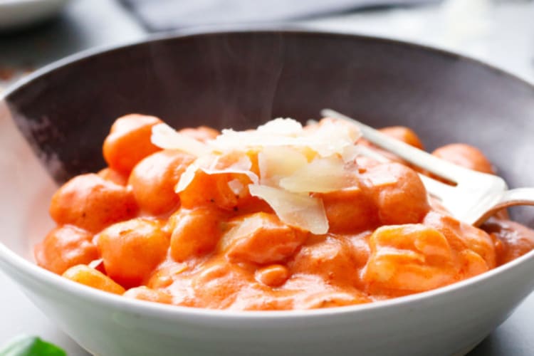 one pot gnocchi with vodka sauce is simple and satisfying