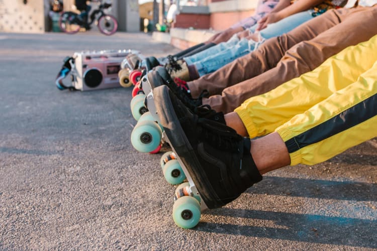 a fun group activity for adults can be rollerskating