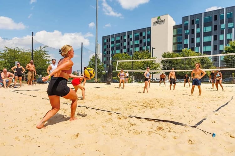 SandBar is a popular spot for fun team building activities in Nashville