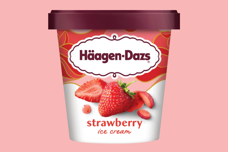 Strawberry is a popular Häagen-Dazs flavor