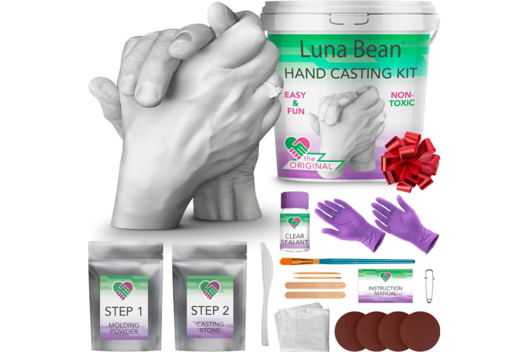 A hand casting kit is a romantic date night gift.