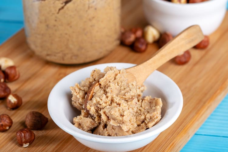 Hazelnut butter is a rich peanut butter alternative.