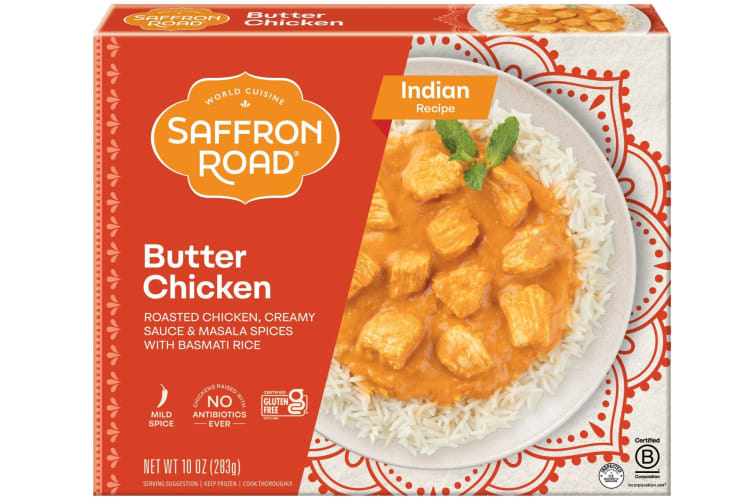 Butter Chicken Frozen Meal.
