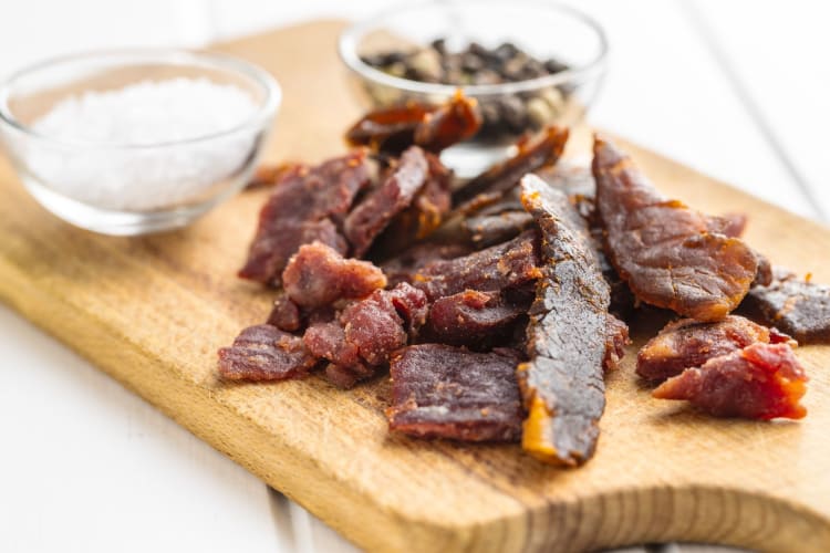 Some of the healthiest beef jerky brands.