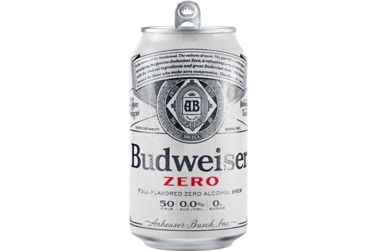 Budweiser Zero is one of the healthiest light beer brands.