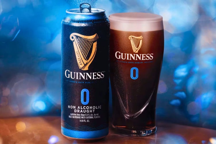 Similar to Guinness Draught, brewed to be non-alcoholic.