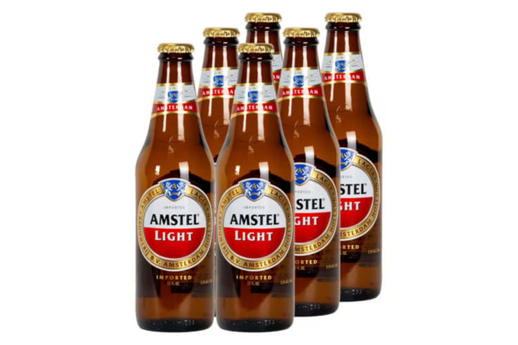Amstel light bottles.