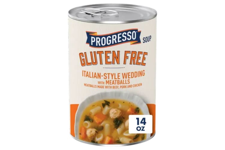 A tin of meatball soup.