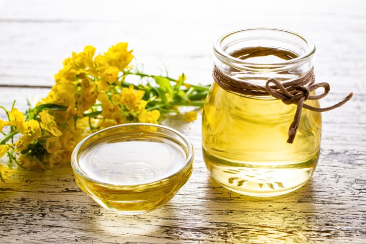 Rich in ALA, canola oil is one of the healthiest cooking oils
