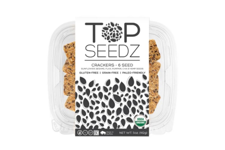 A pack of 6-Seed Crackers.