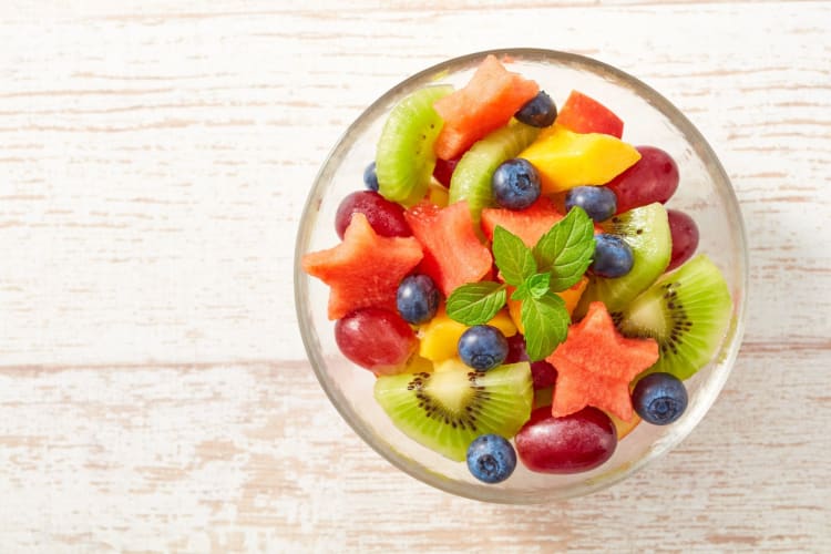 A fruit bowl is one of the healthiest desserts.