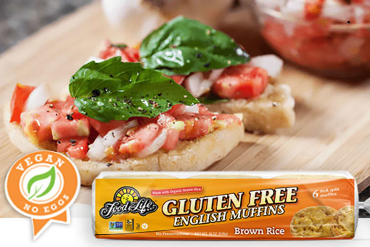 Gluten-Free Brown Rice English Muffins.