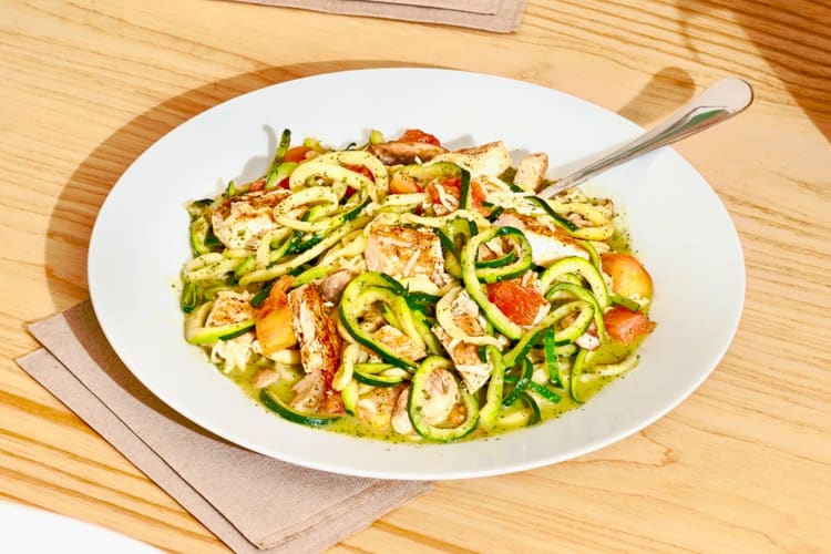 You can also opt for zucchini noodles instead of traditional pasta for a healthier choice.