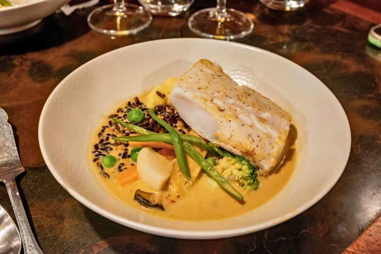 A cod dinner.