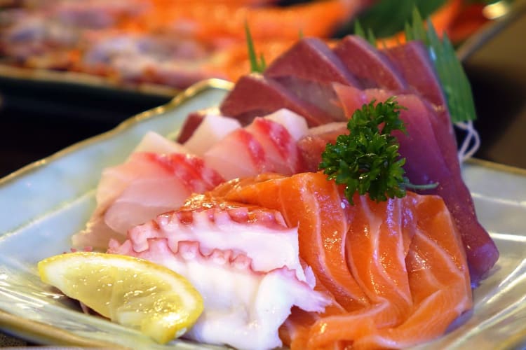 Sashimi can be the healthiest fish to eat.