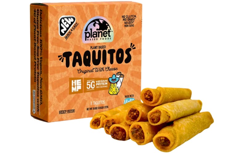 Planet Based Foods Cheese Taquitos are one of the healthiest frozen meals.