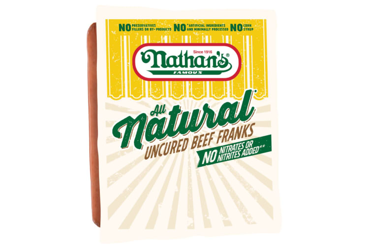 Nathan's Famous Uncured All Natural Beef Franks bring mouthwatering flavor.