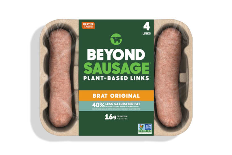 A pack of plant-based healthiest hot dogs.