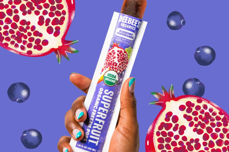 Fruit pops by DeeBee's.