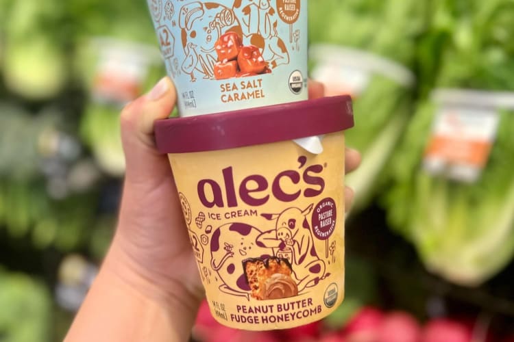 Alec's is one of the healthiest ice cream brands.