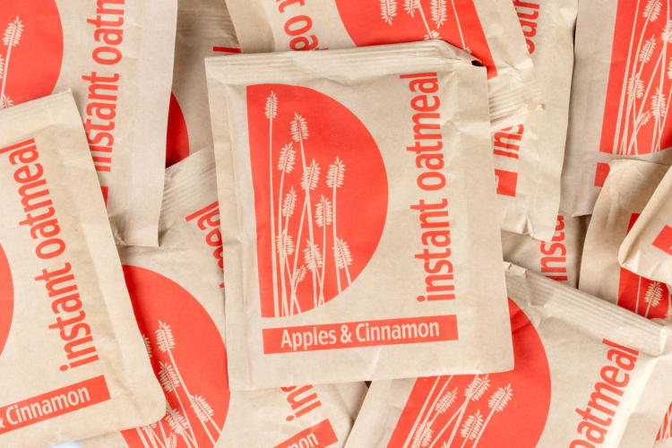 Packs of some of the healthiest instant oatmeals.