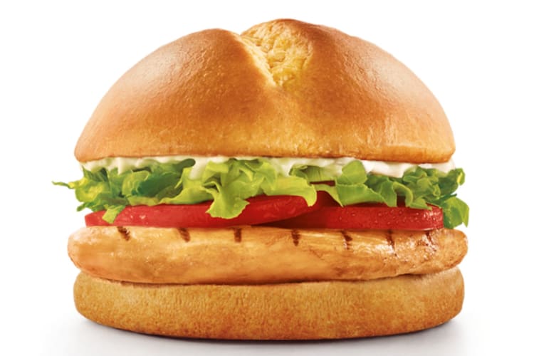 The Sonic grilled chicken sandwich is one of the healthiest items at Sonic.