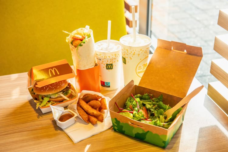 healthiest items at McDonald's