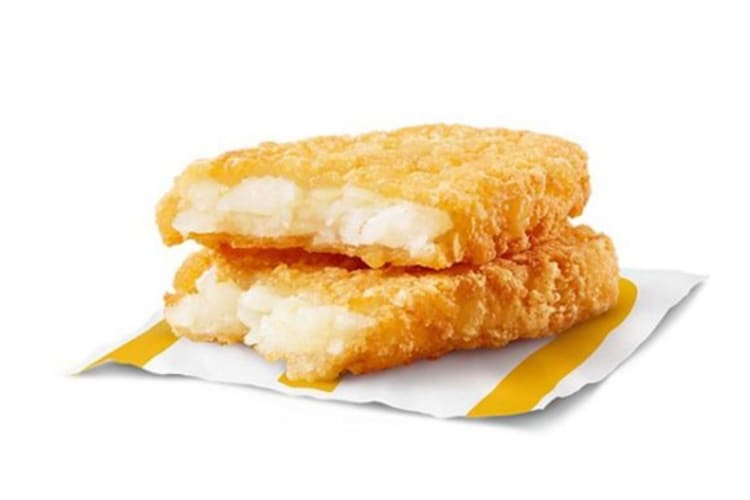 Hash Browns are among the healthiest items at McDonald's.