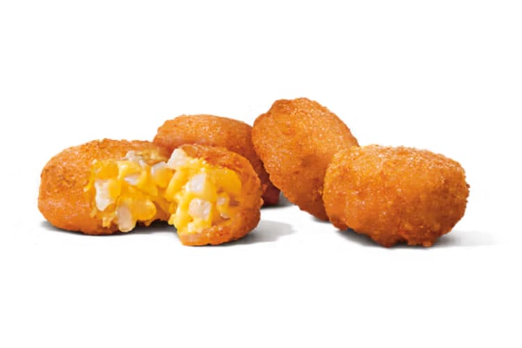 Cheesy tots are one of the healthiest items at Burger King.