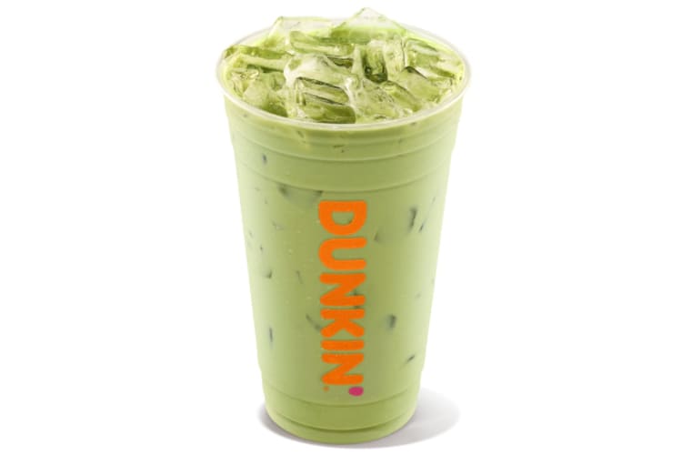 Sweetened matcha green tea blended with milk.