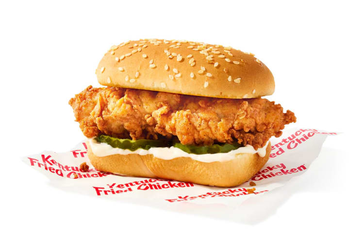 The KFC sandwich, Chicken Little.