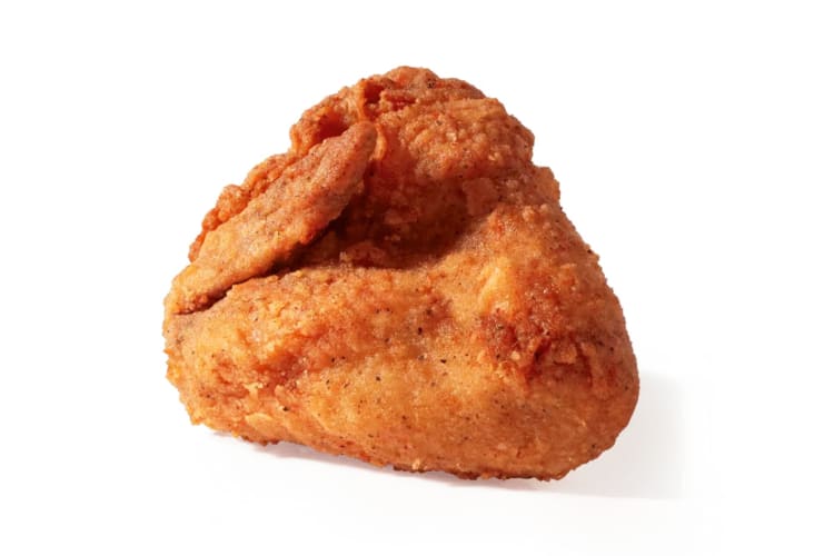 A chicken wing is one of the healthiest items at KFC.