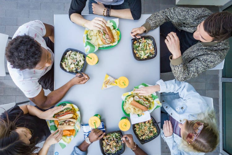 the Roast Beef Protein Bowl is one of the healthiest items at Subway. 