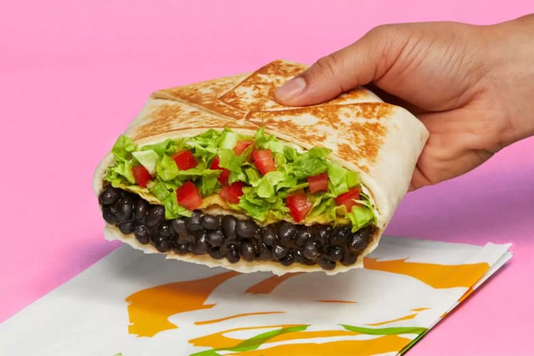 The Black Bean Crunchwrap Supreme is a Taco Bell classic. 