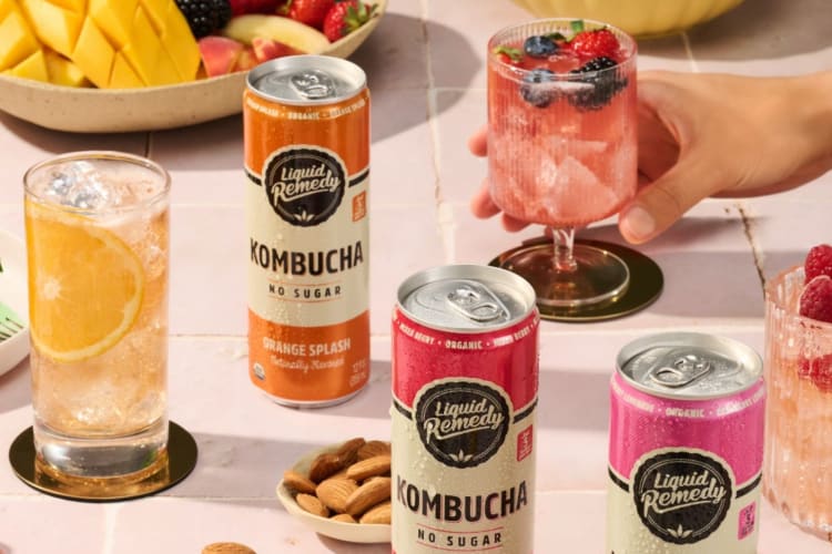 Liquid Remedy kombucha is one of the healthiest sodas.