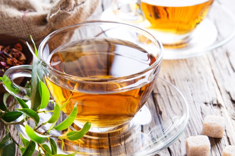 Green tea is one of the healthiest Starbucks drinks.